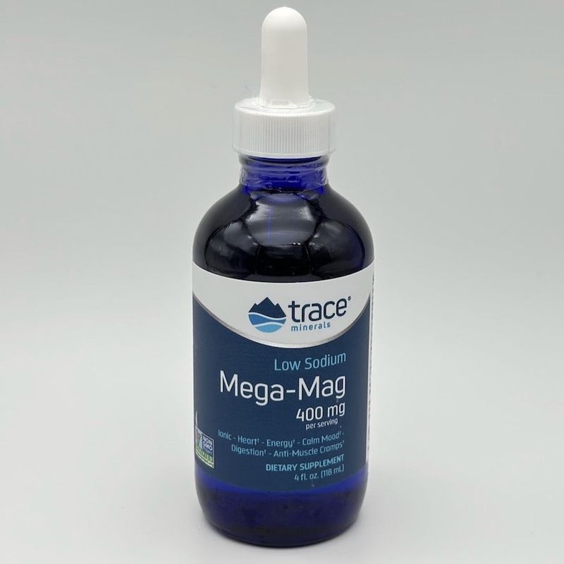Trace Minerals Mega-Mag, Magnesium med Trace Minerals, 400 mg