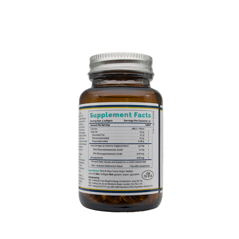 Rosita Ratfish Liver Oil (RFO) 90 softgels