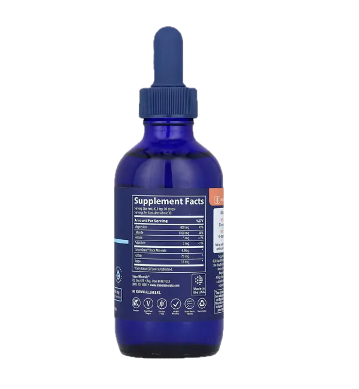 Trace Minerals Mega-Mag, Magnesium med Trace Minerals, 400 mg