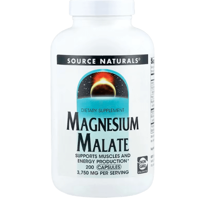 Source Naturals Magnesium Malate 625 mg 200 kapsler