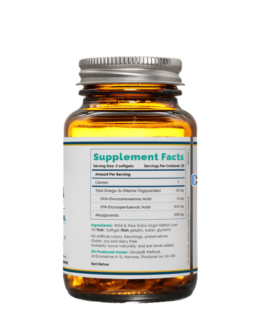 Hovedbilde Rosita Ratfish Liver Oil (RFO) 90 softgels