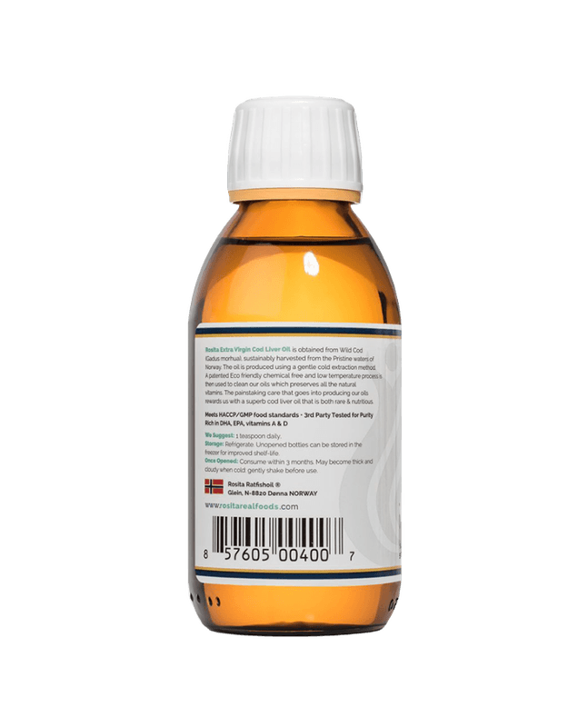 Rosita Extra Virgin Cod Liver Oil (EVCLO) flytende